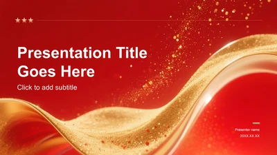 红色商务风商务培训PPT主题