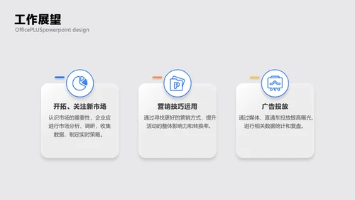 白色拟态风年中总结工作汇报PPT套装