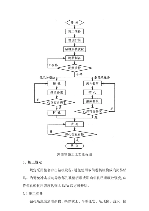 冲击钻综合施工专题方案.docx