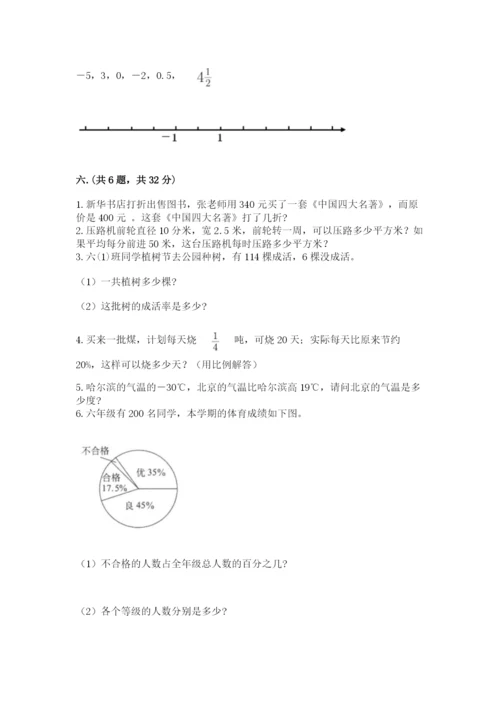 北师大版六年级数学下学期期末测试题及完整答案（名校卷）.docx