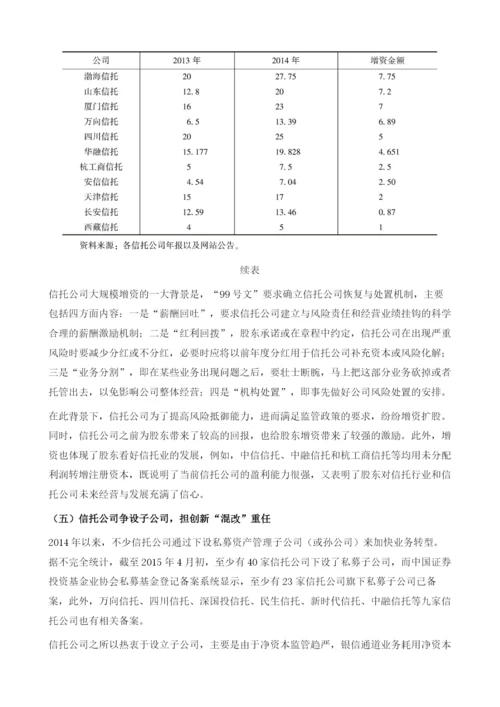 信托公司：繁华过后-转型升级去信托.docx