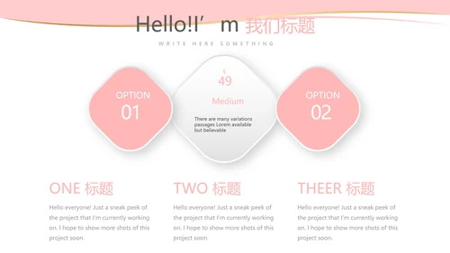 粉色简约彩妆总结汇报动态PPT