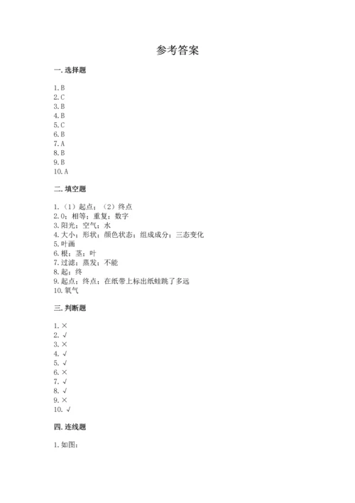 教科版一年级上册科学期末测试卷精品（考点梳理）.docx