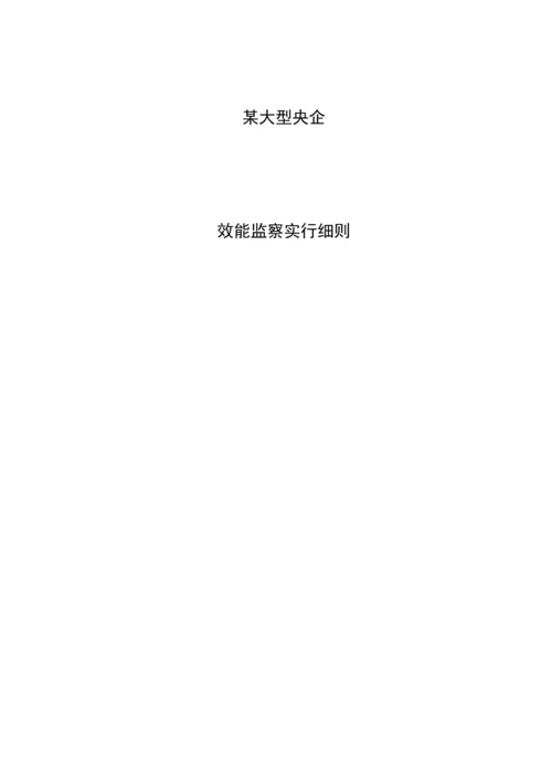 某大型央企效能监察实施细则.docx