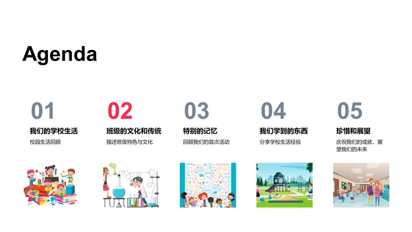 毕业纪念相册分享PPT模板