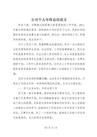 公司个人年终总结范文.docx