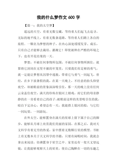 我的什么梦作文600字.docx