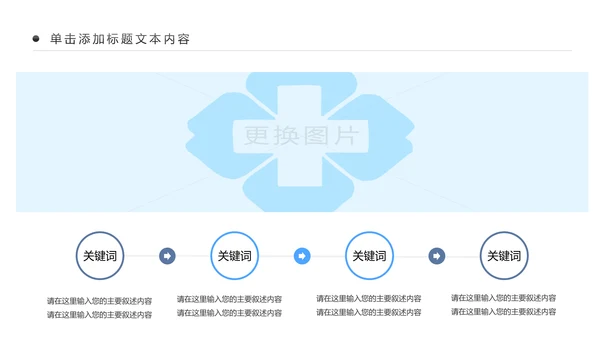 蓝色大气医疗医生护理工作汇报PPT模板