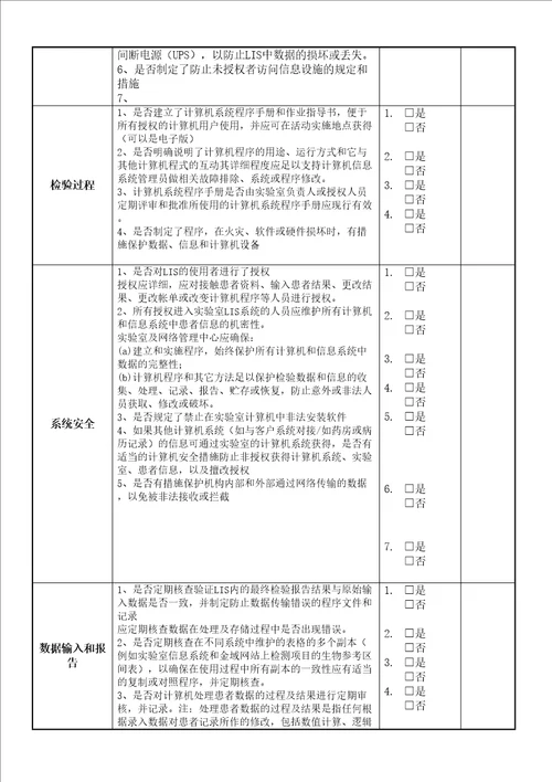 质量监督记录表IT