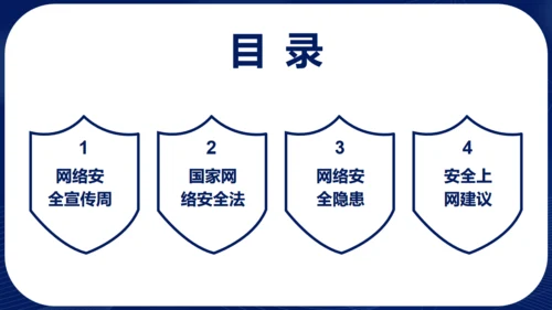 网络安全宣传通用PPT模板