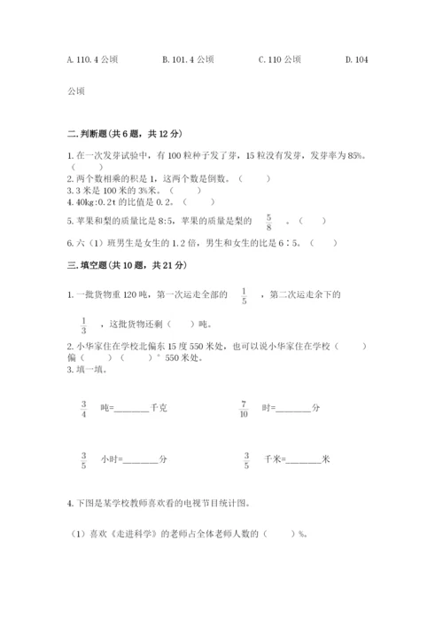 人教版六年级上册数学期末测试卷精品【考点梳理】.docx