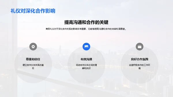 提升礼仪 提高合作