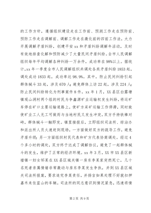 人民调解工作状况调研报告.docx