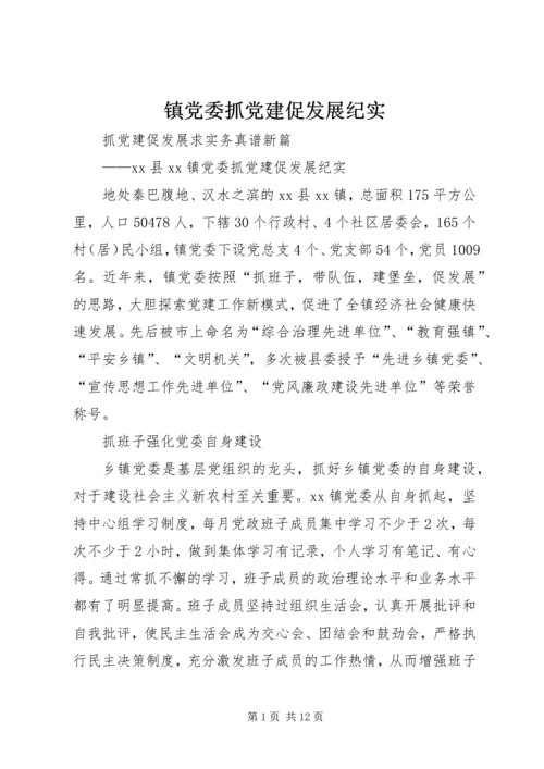 镇党委抓党建促发展纪实.docx