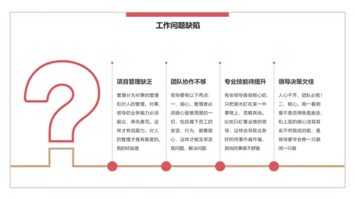 简约风公司企业年终述职报告PPT模板