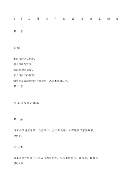 49-公司管理制度（适用于科技公司）.docx