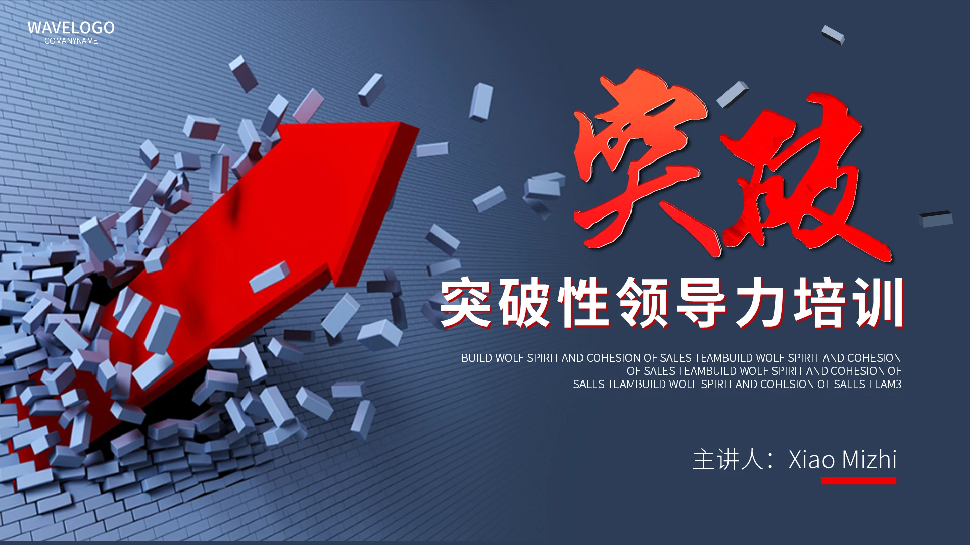 高端商务突破性领导力培训课程企业培训PPT模板