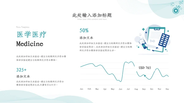 医疗医学工作汇报动态PPT模板