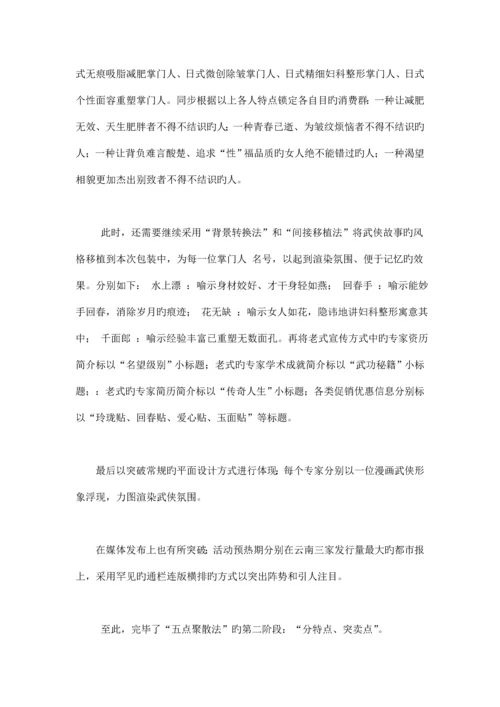 医学整形美容专家活动广告专题策划案.docx