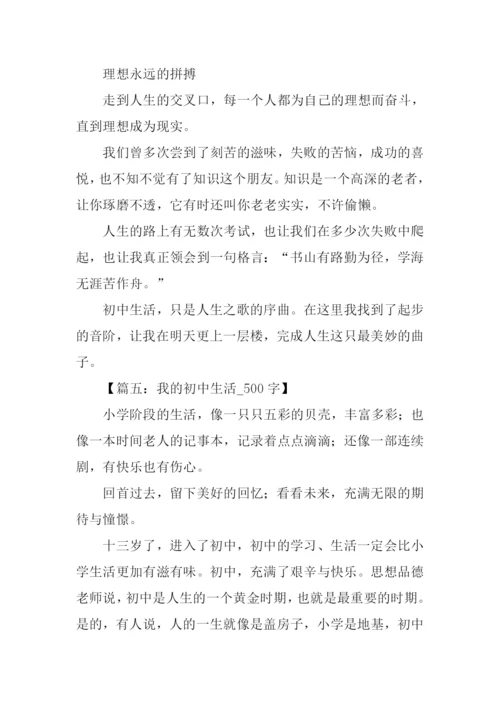 我的初中生活作文500字.docx