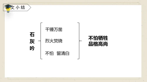 10 古诗三首 《石灰吟》课件