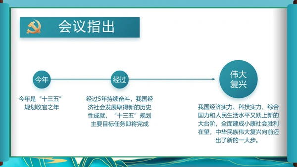 中国风舒展美丽乡村画卷乡村振兴PPT