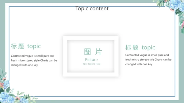 蓝色小清新述职报告工作总结通用动态PPT模板