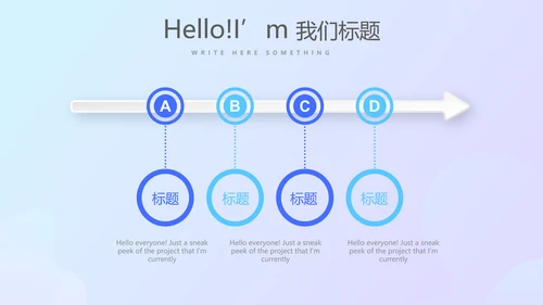 蓝色大气公司产品介绍宣传通用PPT动态模板