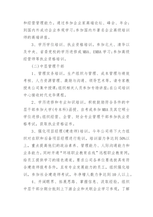 公司员工培训计划方案.docx