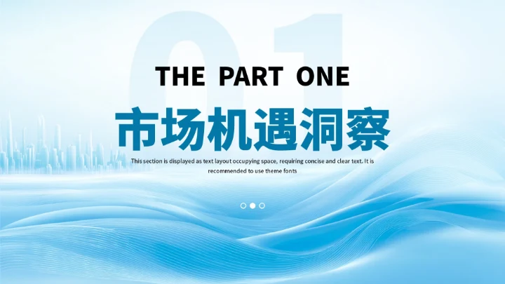 蓝色商务商业项目计划书PPT模板