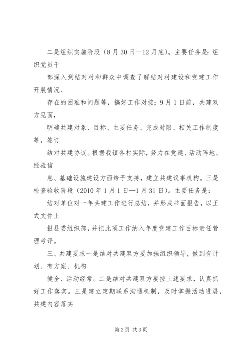 开展城乡基层党组织结对共建工作计划.docx
