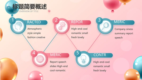 唯美气球活动营销方案销售策划动态PPT模板