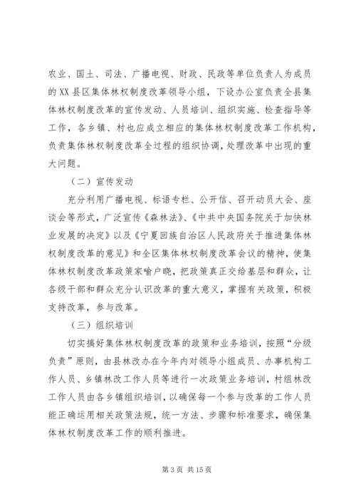 集体林权私有化实施方案 (5).docx