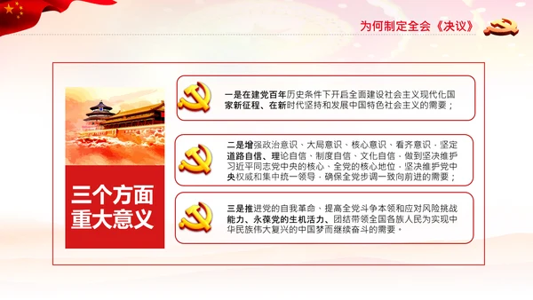 党课学习第三个历史决议制定背景过程PPT模板