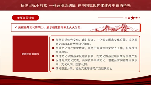 2024年福建考察学习扭住目标不放松一张蓝图绘到底党课PPT课件