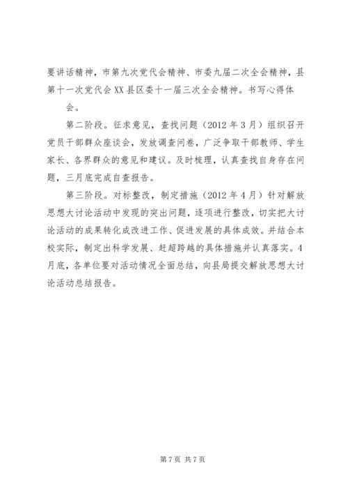 解放思想大讨论活动实施方案 (5).docx