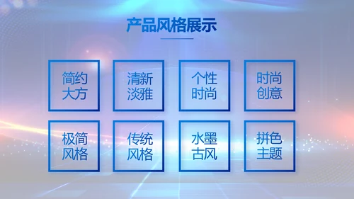 蓝色科技感银行客户答谢会年终总结PPT模板