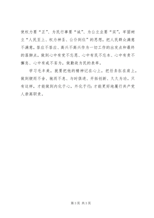 学习毛丰美,实干促振兴 (3).docx