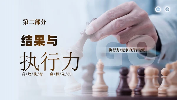 蓝色简约实拍企业培训如何提高执行力课件PPT