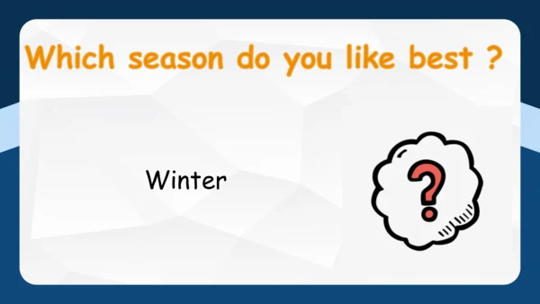 Unit 2 My favourite season单元复习 课件(共53张PPT)