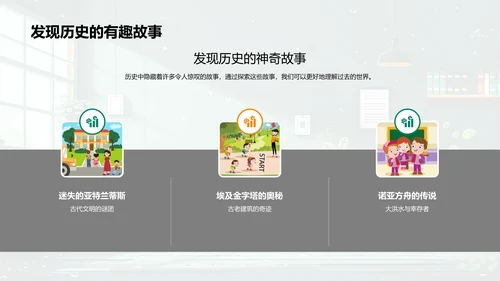 历史课程启动报告PPT模板