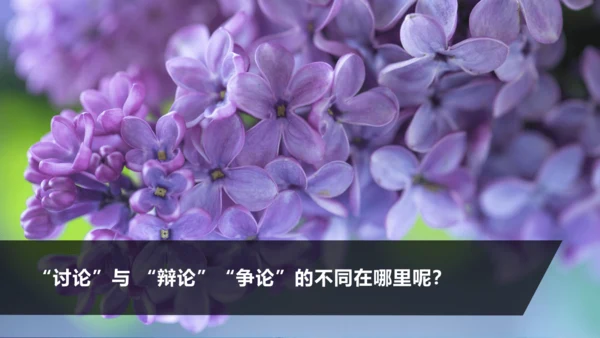 第五单元 口语交际 讨论 课件