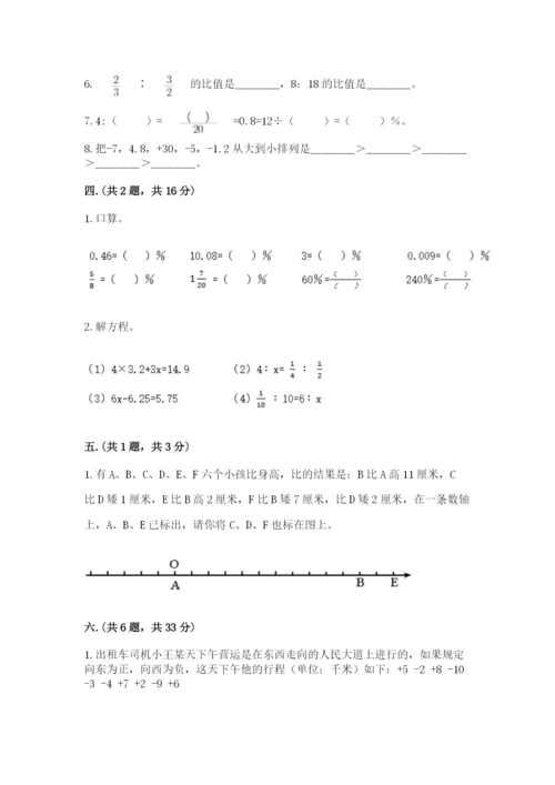 贵州省贵阳市小升初数学试卷（综合题）.docx