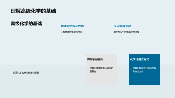 探索化学世界