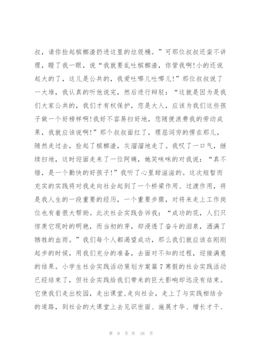 小学生社会实践活动策划方案10篇.docx