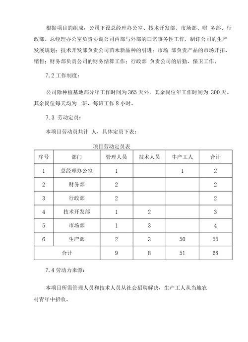 博华花卉苗木种植基地项目可行性研究报告