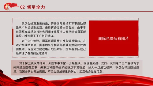 抗日最大战役武汉会战党史故事学习PPT课件