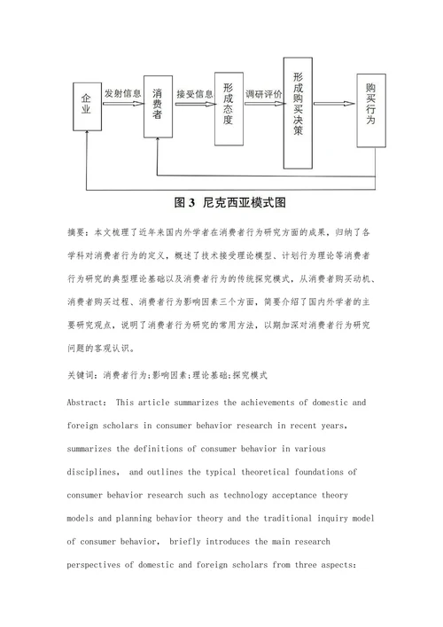 国内外消费者行为研究综述