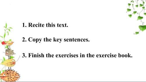 Module 10 Unit 1 Go to bed early. 课件(共34张PPT)