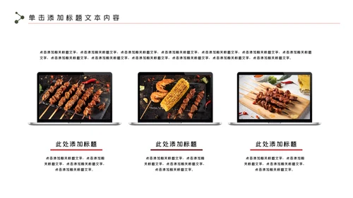 餐饮美味烧烤美食动态PPT模板
